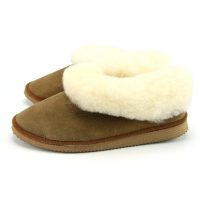 Real Sheepskin Ladies Slippers with Soles