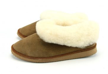Real Sheepskin Ladies Slippers with Soles