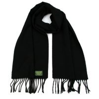 black lambswool scarf