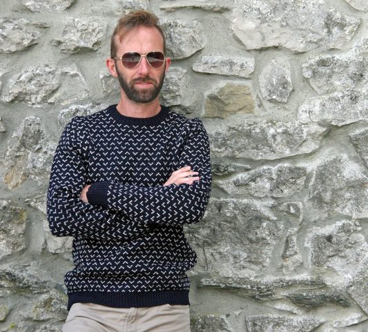 v design mens woollen jumper