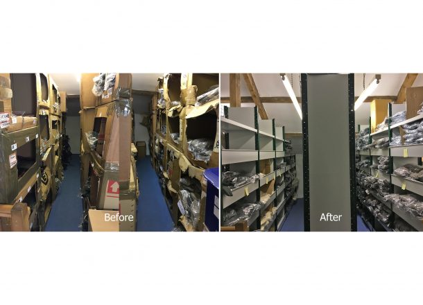 Glencroft jumper stock - before and after