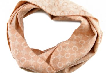 100% Cashmere Cowl Infinity Rose Scarf
