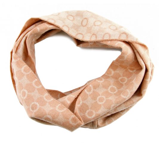 100% Cashmere Cowl Infinity Rose Scarf