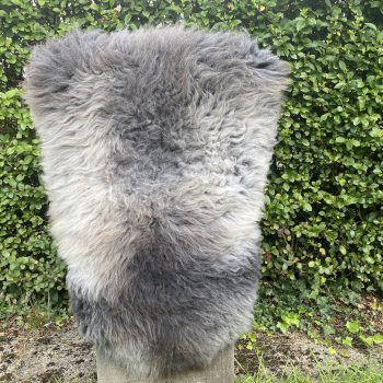 Charcoal British sheepskin rug
